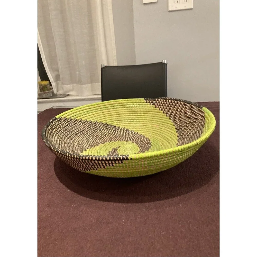 African Woven Baskets four african
